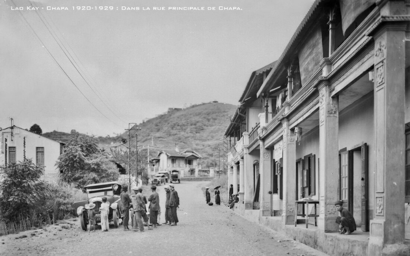 A Historic View Of Sapa Town During The French Colonial Period
