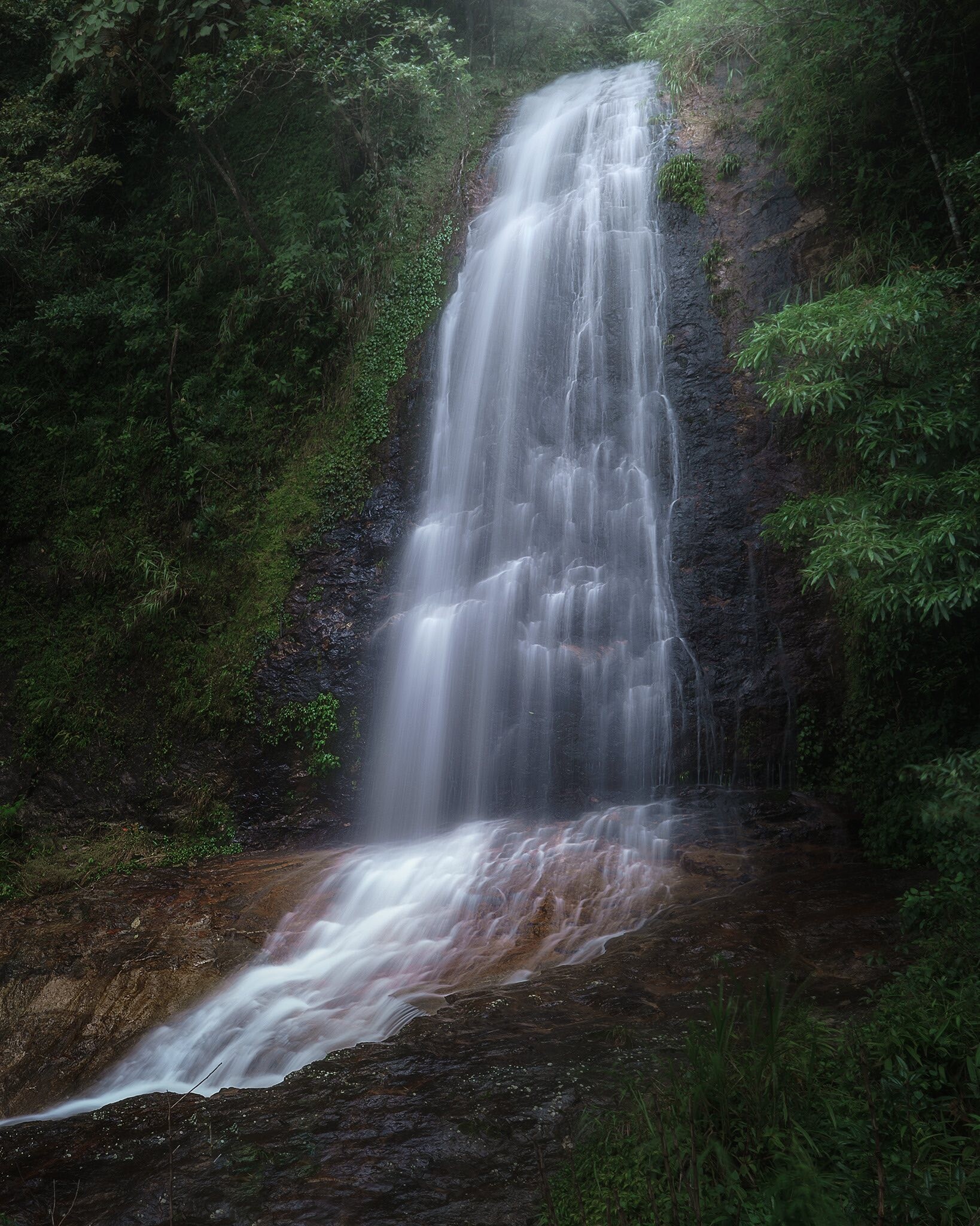 The Majestic Silver Waterfall In Sapa